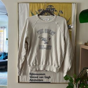 The Great. Blu Jay sweatshirt size 0 XS